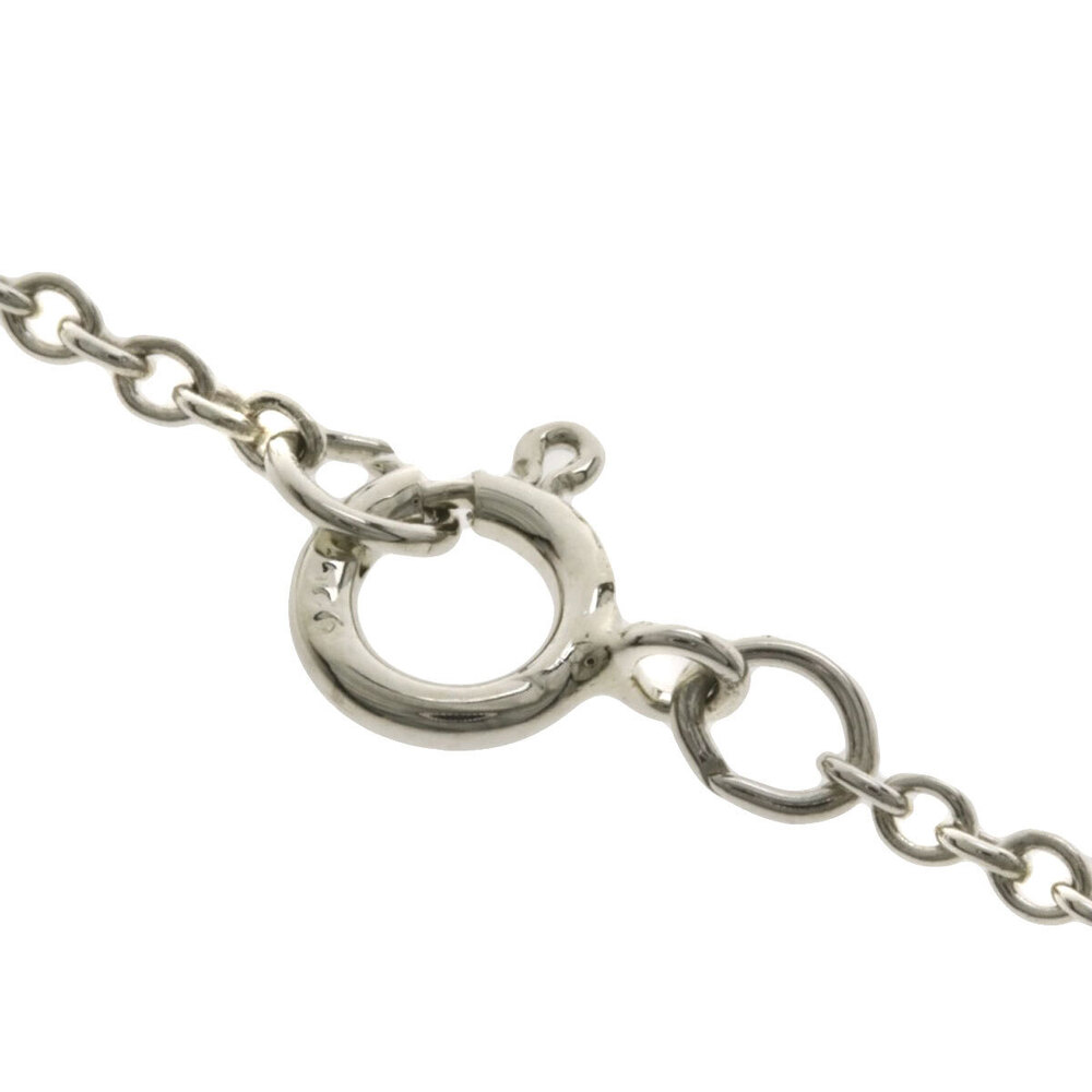Tiffany Leaf Necklace Silver Yellow Gold Co - Picture 4 of 5